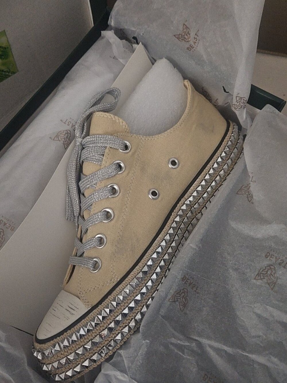 Studded sneakers